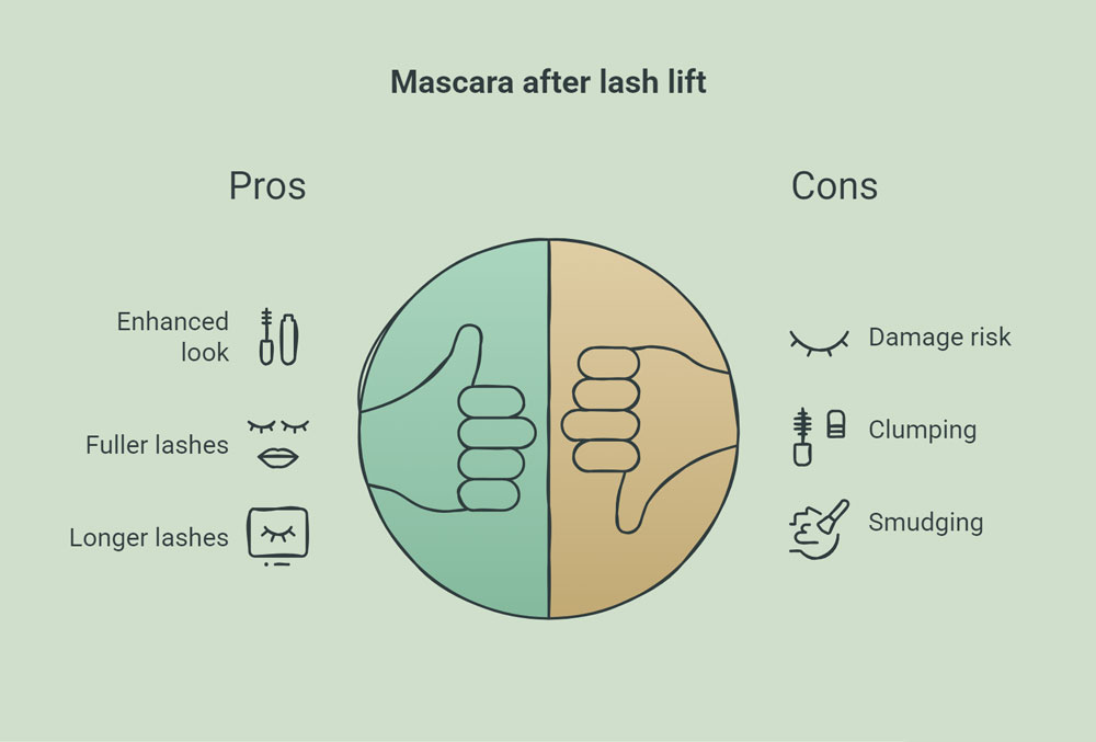 Quick Visual Guide: Mascara After a Lash Lift – Do's and Don'ts